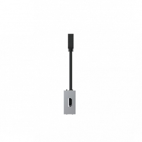 Niessen 2CLA215571N1301 Toma HDMI hembra-hembra c/ latiguillo PL